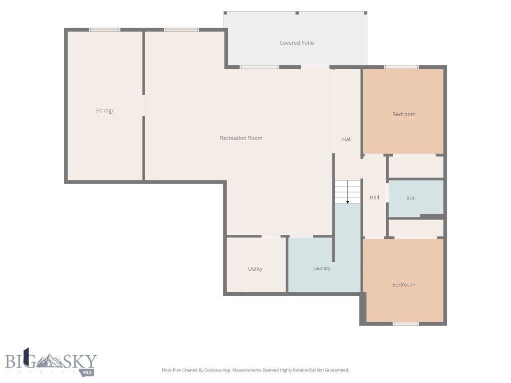 1122 Ridgeview Trail Livingston, MT 59047 - Photo 74 of 75 Cubicasa Floor Plan-Walkout Basement