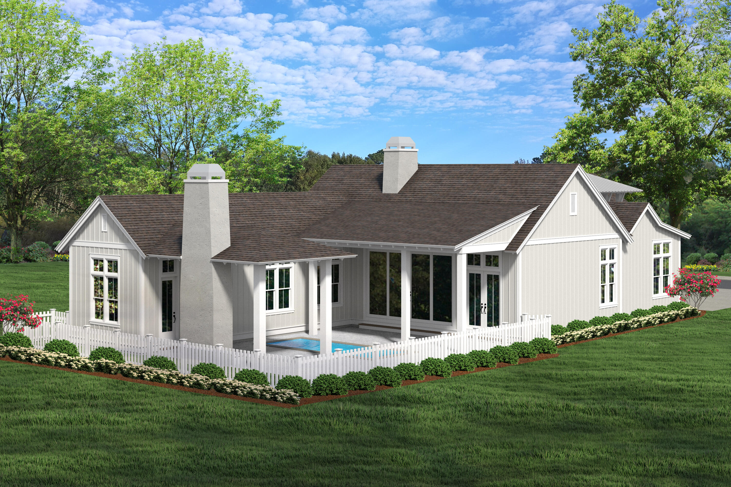 129 Pollard Cove West, Unit LOT 58 Watersound, FL 32461 - Photo 2 of 39 a front view of a house with a yard