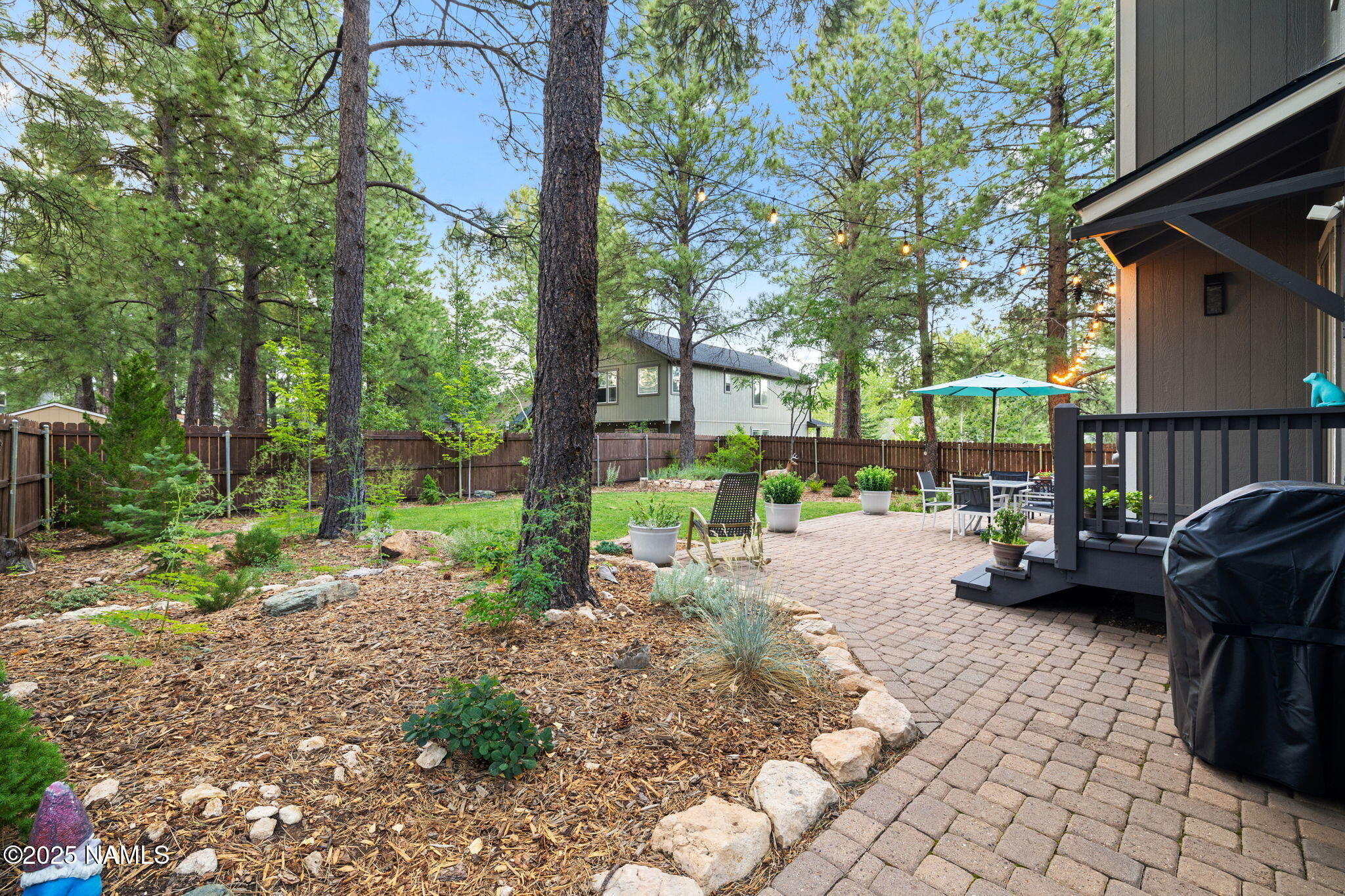 310 West Wulfenite Road Flagstaff, AZ 86005 - Photo 4 of 28 Professionally Landscaped Backyard