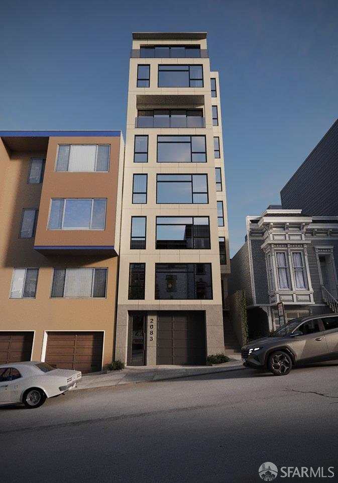 2083 Ellis Street San Francisco, CA 94115 - Photo 3 of 10 a view of a car park in front of building