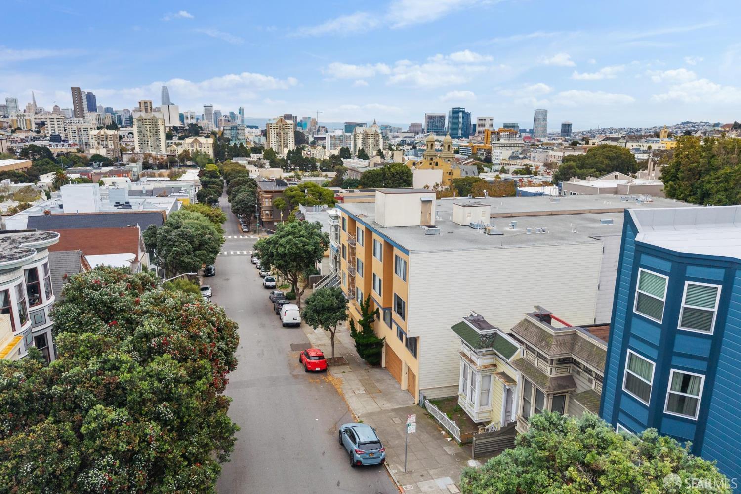 2083 Ellis Street San Francisco, CA 94115 - Photo 6 of 10 an aerial view of a city