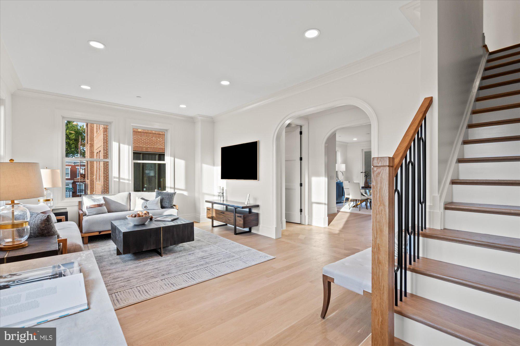 107 North West Alexandria, VA 22314 - Photo 31 of 65 a living room with furniture and a flat screen tv