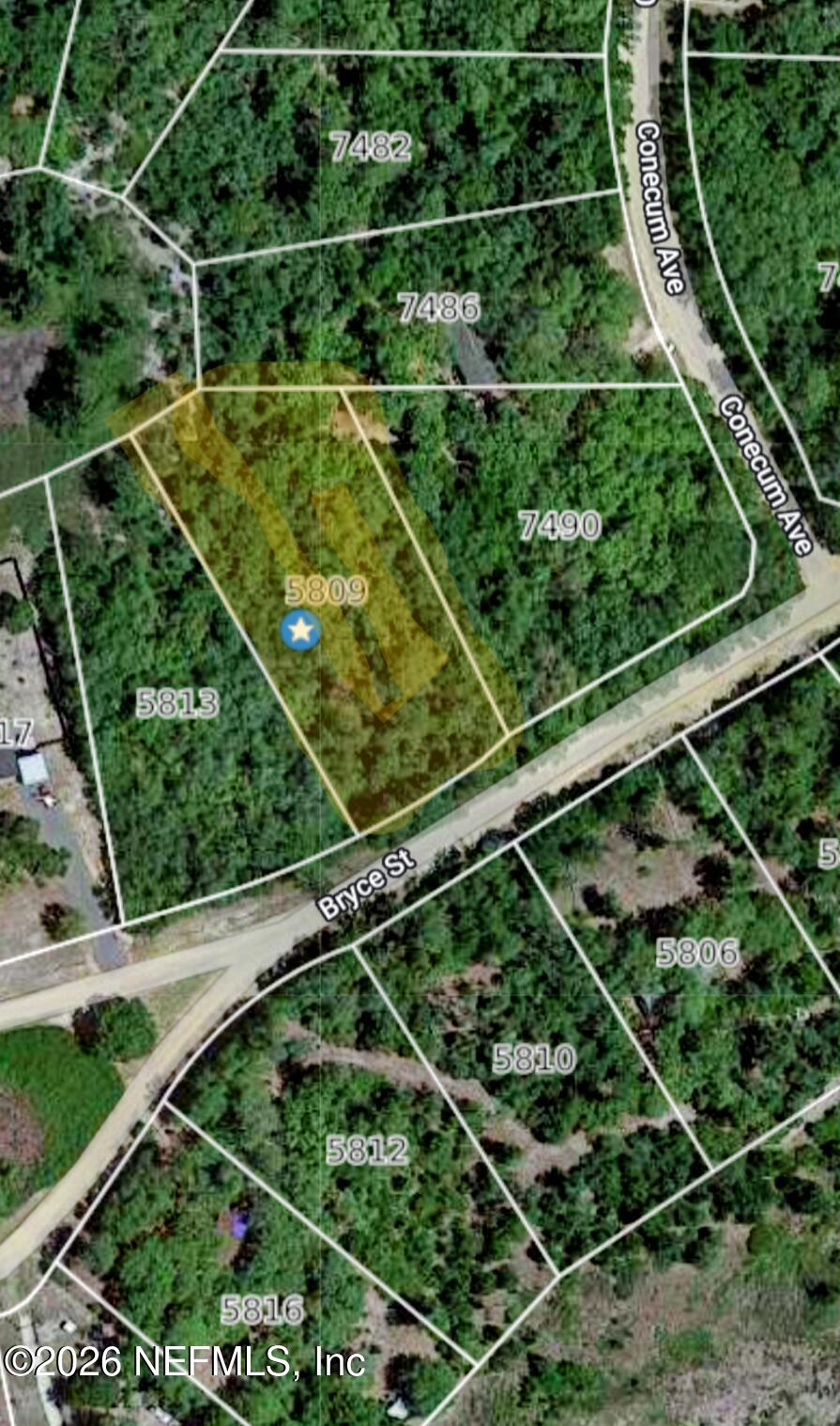 5809 Bryce Street Keystone Heights, FL 32656 - Photo 1 of 10 a view of a tennis court