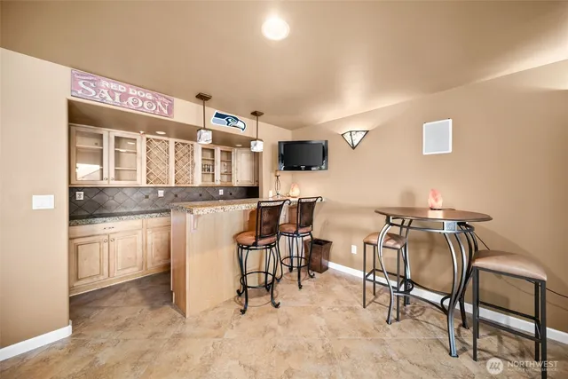 a room with a bed and a window