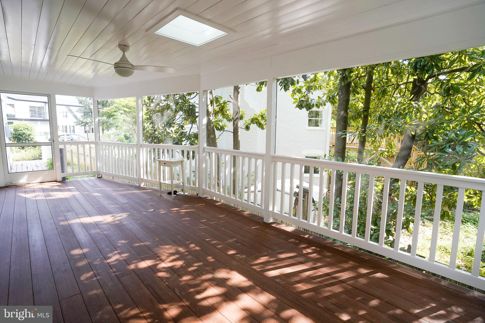 3309 20th Road North Arlington, VA 22207 - Photo 15 of 63 Screened deck w/skylights