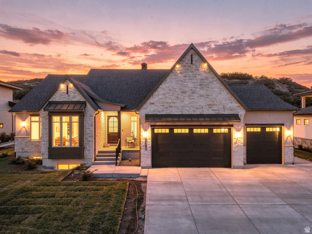 3482 South Mapleton Ests Drive, Unit 7 Mapleton, UT 84664 - Photo 1 of 1 Stone veneer exterior with dark shingle roofing