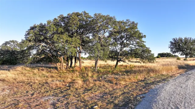a view of lake with green space