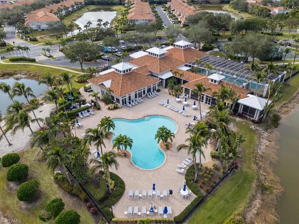 3343 Sandpiper Way Naples, FL 34109 - Photo 27 of 31 Aerial view with a water view