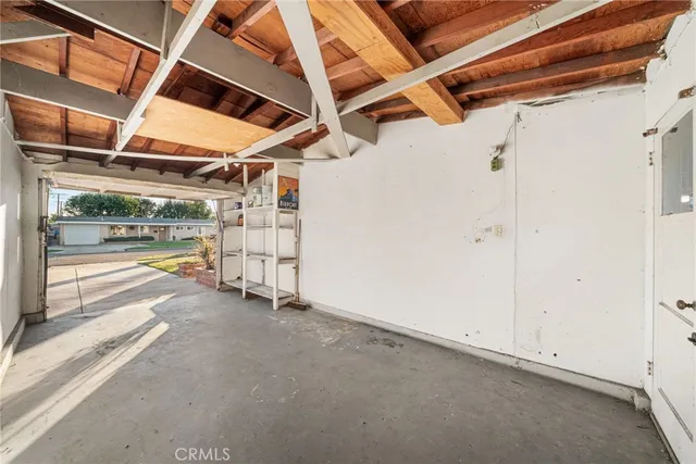 a view of storage and utility room