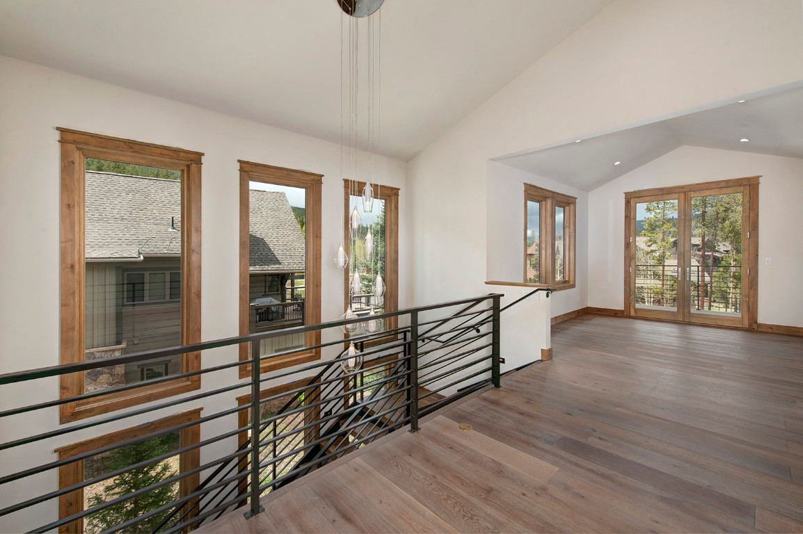 25 Tip Top Trail Keystone, CO 80435 - Photo 17 of 39 a view of a room with wooden floor and windows