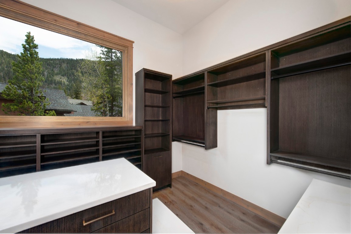 25 Tip Top Trail Keystone, CO 80435 - Photo 24 of 39 a view of kitchen with wooden floor and a window