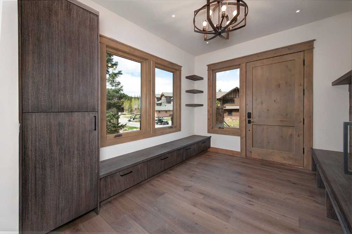 25 Tip Top Trail Keystone, CO 80435 - Photo 9 of 39 a view of an empty room with a window and wooden floor
