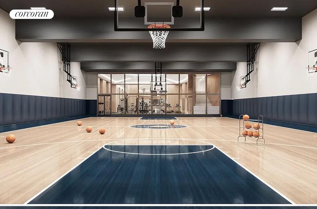 30 Riverside Boulevard, Unit 22F Manhattan, NY 10069 - Photo 14 of 16 a view of a kitchen with a large counter space and wooden floor