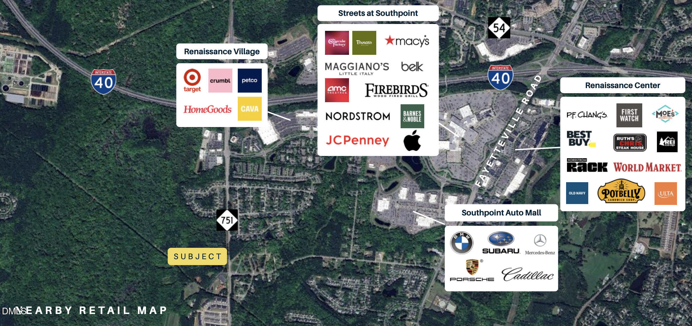 8200 Highway 751 Durham, NC 27713 - Photo 4 of 6 Nearby Retail - 9.88 Acre Assemblage - H