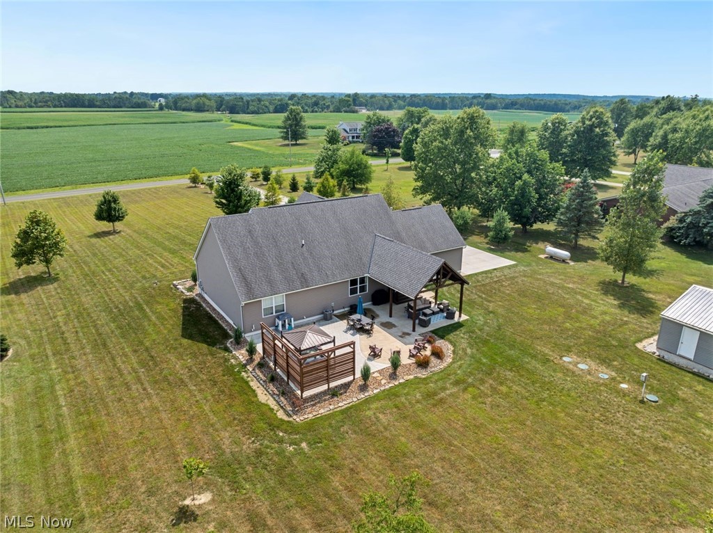 6517 Stone Road Medina, OH 44256 - Photo 43 of 47 Bird's eye view with a rural view