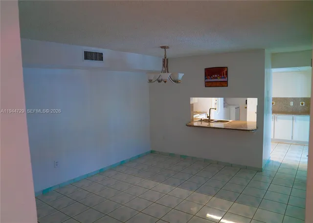 a room with a cabinets