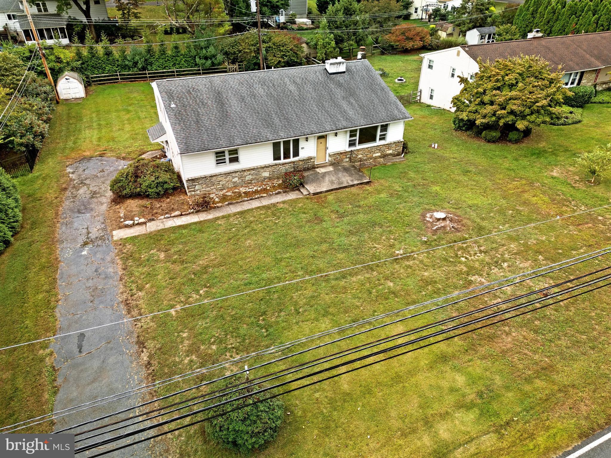 151 Dolington Road Yardley, PA 19067 - Photo 2 of 15 Aerial Front