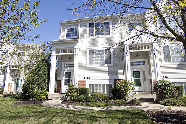 3448 Ravinia Circle Aurora, IL 60504 - Photo 1 of 20 front view of a house with a yard