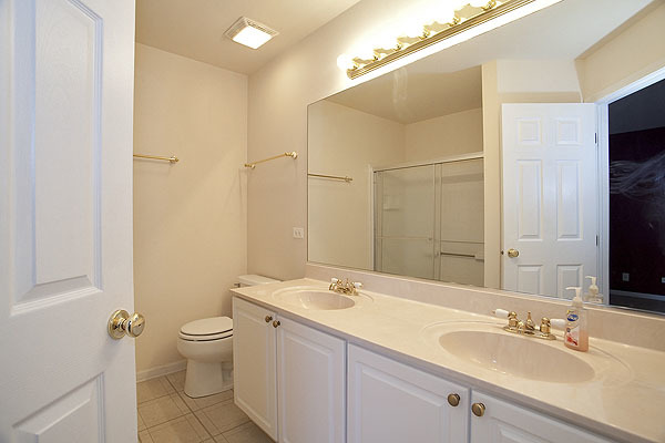 3448 Ravinia Circle Aurora, IL 60504 - Photo 11 of 20 a bathroom with a granite countertop sink toilet and shower