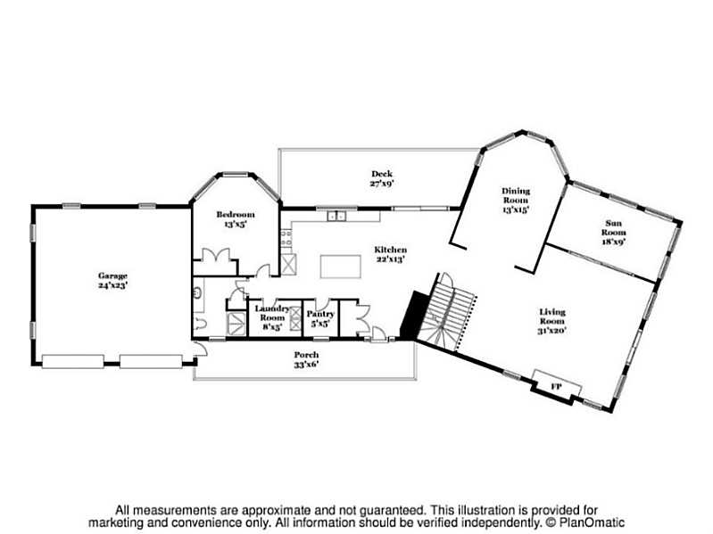 34 Starfish Drive Narragansett, RI 02882 - Photo 24 of 25 1st Floor Plan.