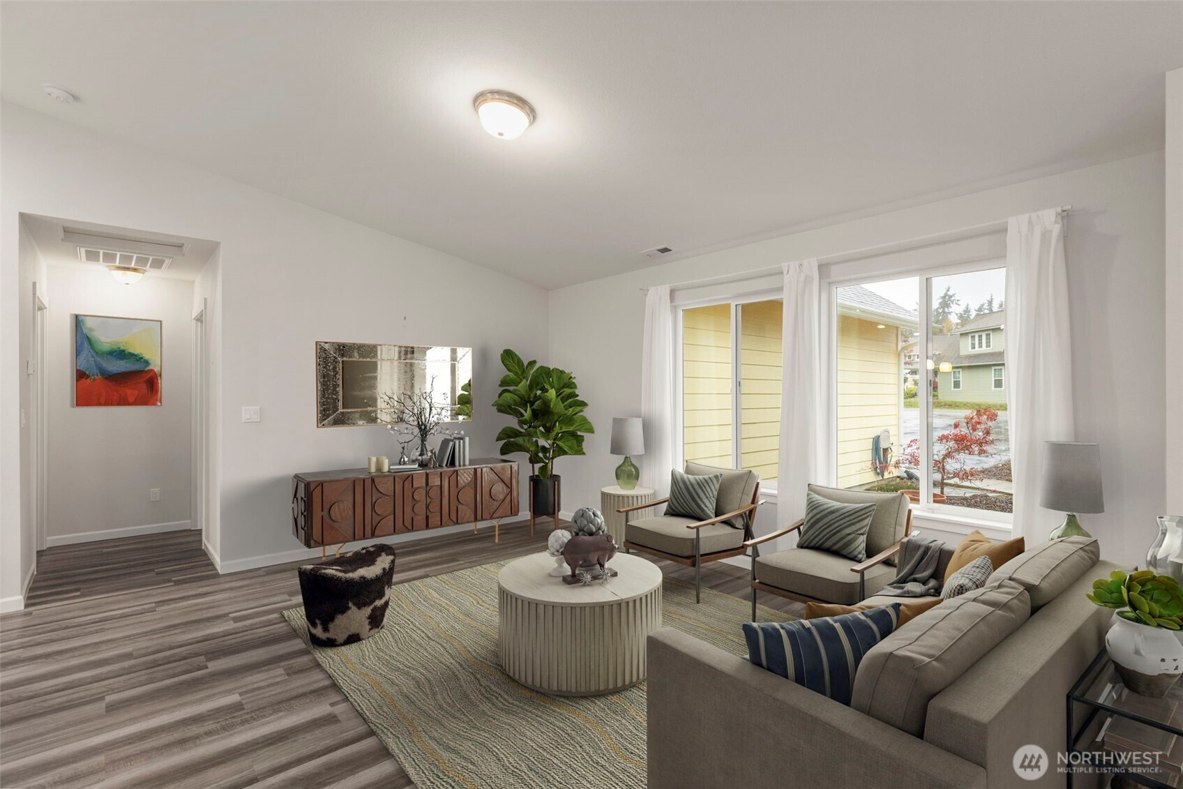 174 East Island View Avenue Port Townsend, WA 98368 - Photo 7 of 39 a living room with furniture and a large window