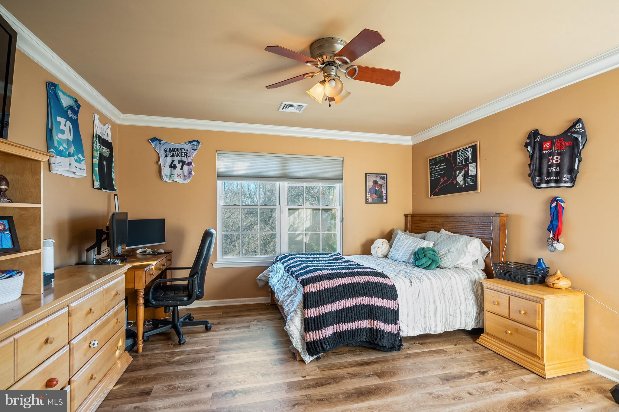 27 Donovan Road Pennington, NJ 08534 - Photo 37 of 60 a bedroom with a bed and a desk
