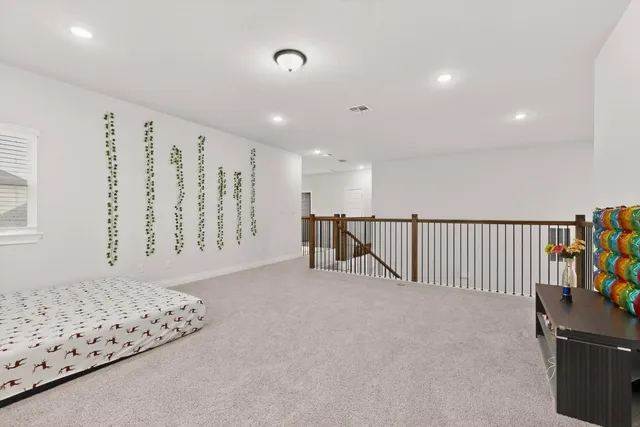 a view of a workspace with furniture