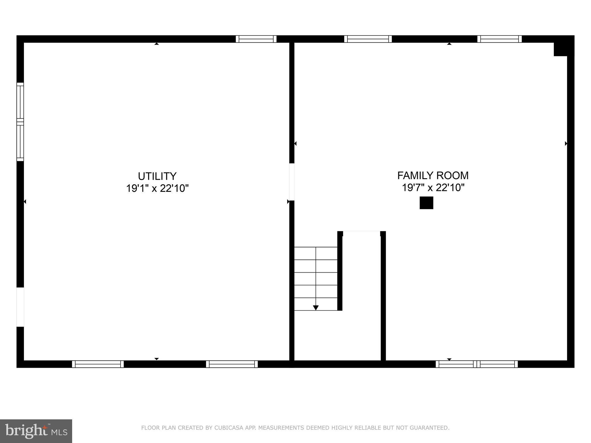 2012 Old Frederick Road Catonsville, MD 21228 - Photo 42 of 43 Lower Level Floor Plan