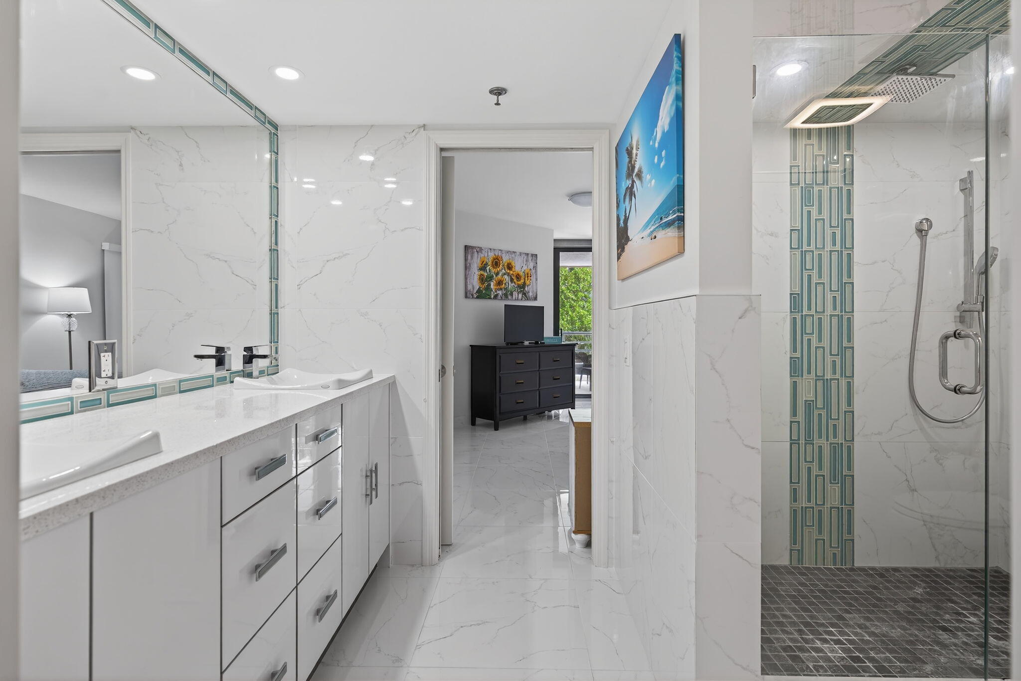 176 Helios Drive, Unit 210 Jupiter, FL 33477 - Photo 16 of 47 Primary Bath with Double Sinks