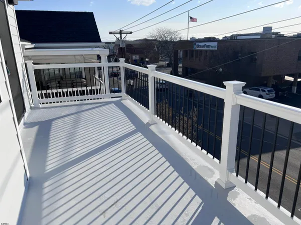 a view of balcony and deck