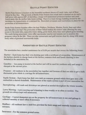 $85,000 | Xxx Battle Point Trail Northwest, Federal Dam, MN 56641