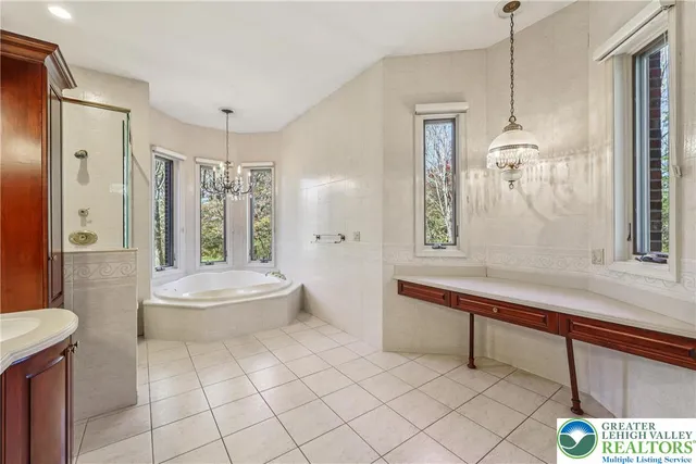 a view of roof deck with wooden floor