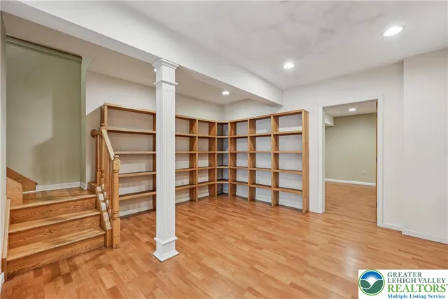 a view of an empty room