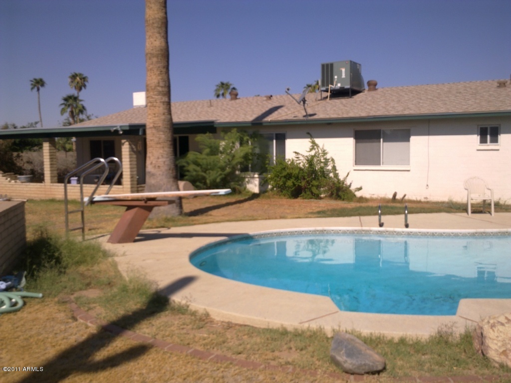 3813 West Hatcher Road Phoenix, AZ 85051 - Photo 3 of 20 Back Yard with Covered Patio & Pool