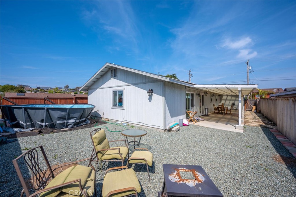 1503 17th Street Los Osos, CA 93402 - Photo 35 of 35 a backyard of a house with seating space