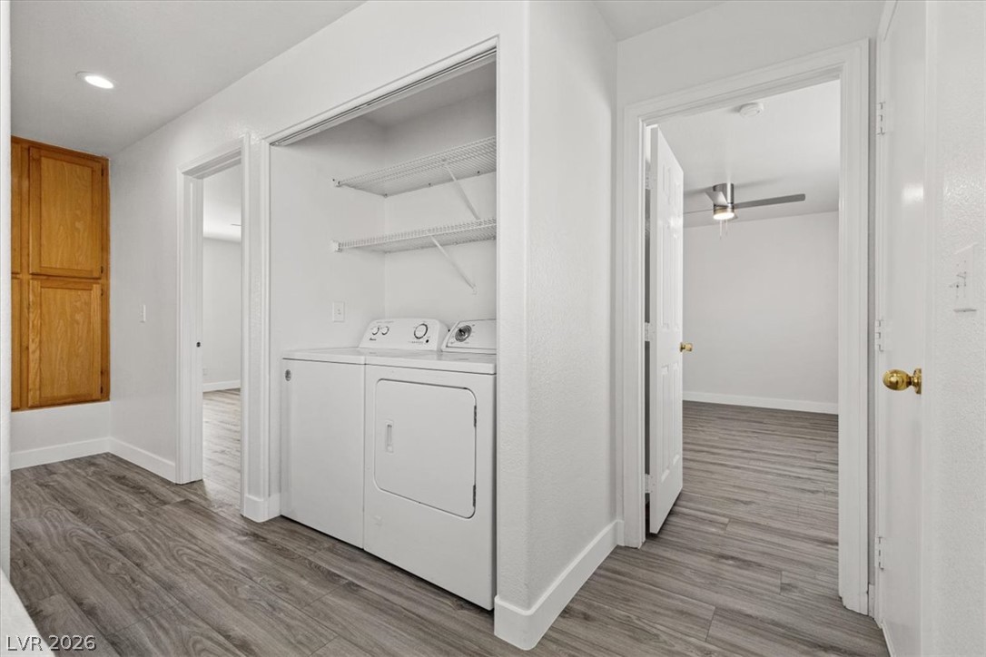 1412 Beaver Spring Street Las Vegas, NV 89128 - Photo 10 of 20 Integrated laundry area with modern appliances offers convenience in this contemporary space.