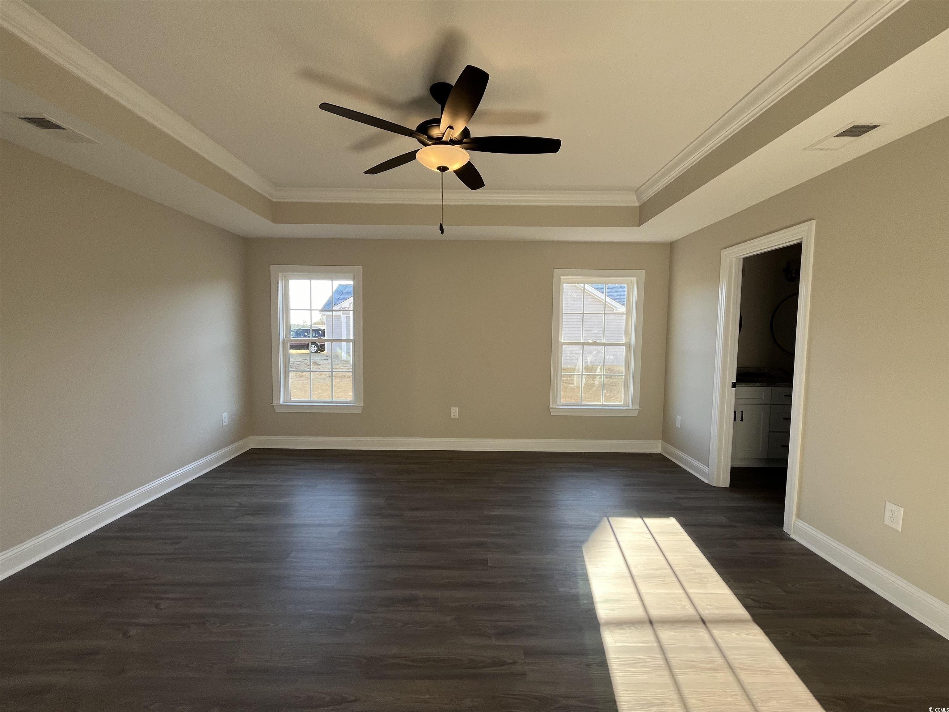 8201 Kerl Road Aynor, SC 29511 - Photo 8 of 20 Unfurnished room featuring dark hardwood / wood-st