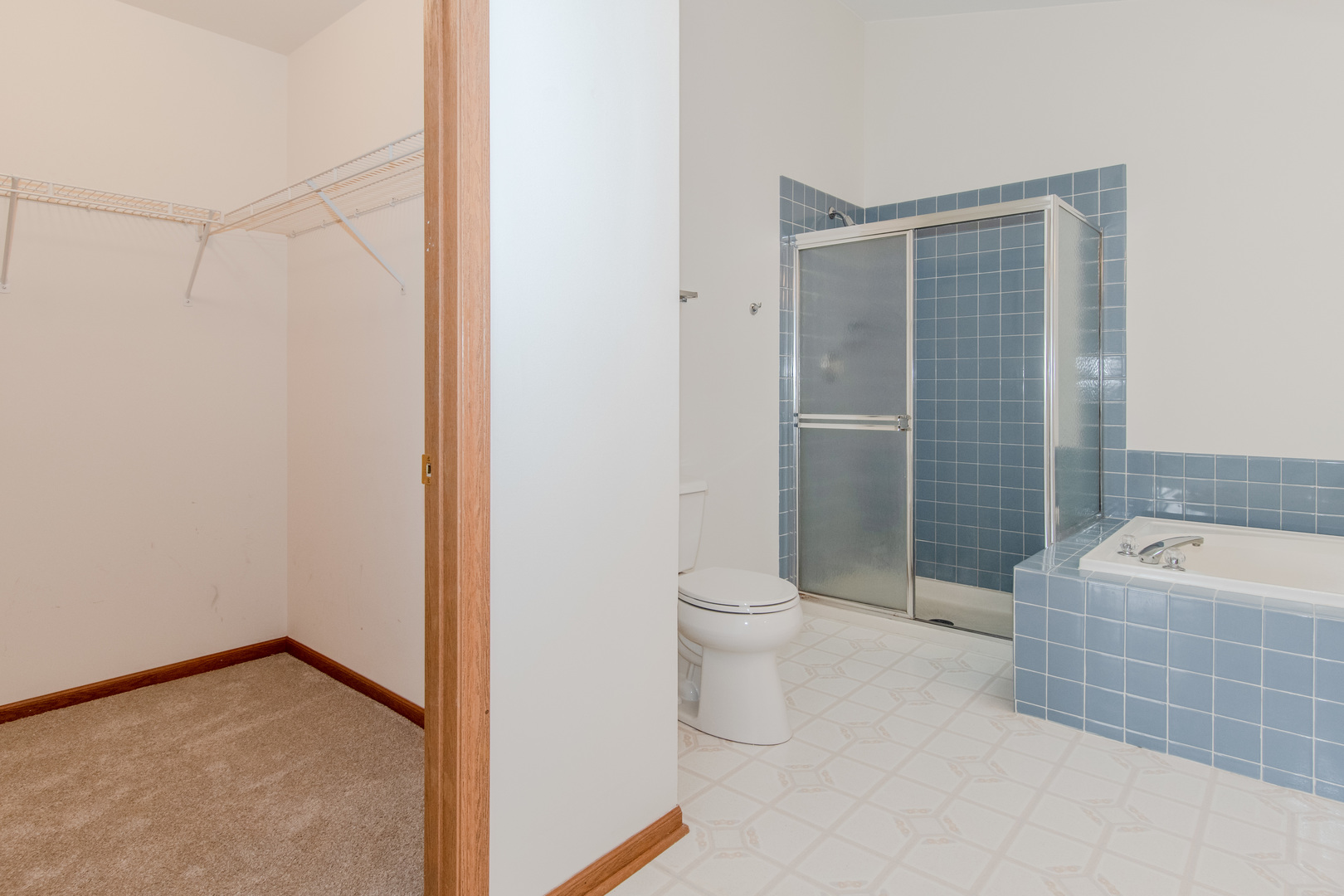 329 Sheffield Court, Unit 2 Roselle, IL 60172 - Photo 17 of 28 a bathroom with a tub and toilet