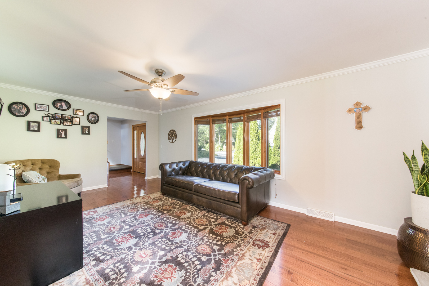 213 Forest View Drive Lake Bluff, IL 60044 - Photo 6 of 37 a living room with furniture and a large window