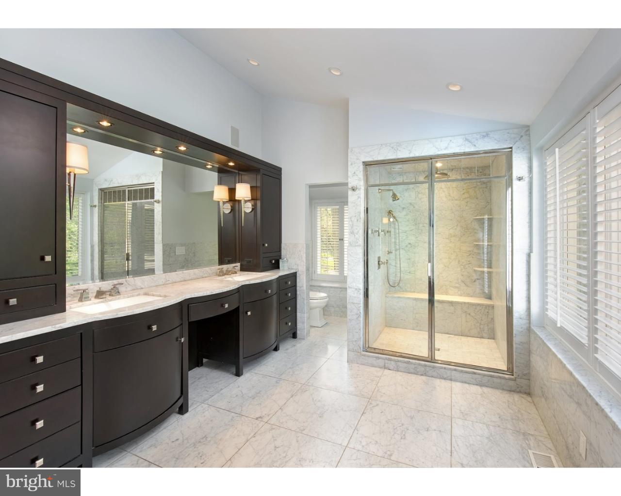 924 Roscommon Road Bryn Mawr, PA 19010 - Photo 18 of 19 Primary Bath attached to Bedroom.Heated floors