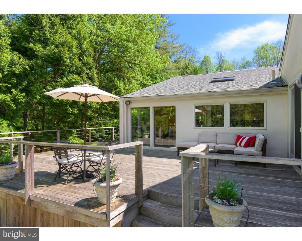 924 Roscommon Road Bryn Mawr, PA 19010 - Photo 5 of 19 Deck off kitchen and Family room