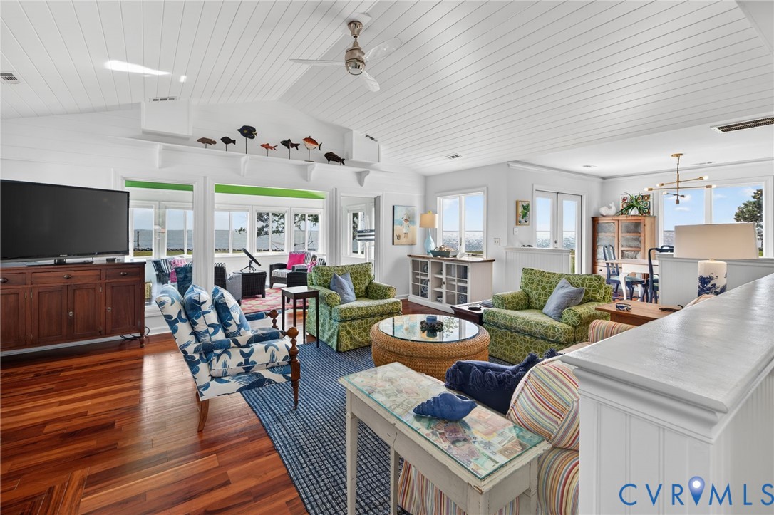 947 Bar Neck Road Port Haywood, VA 23138 - Photo 10 of 72 Views galore! Beautiful wood floors, vaulted toung