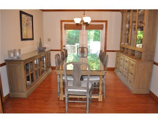 360 Pinkerton Road Wexford, PA 15090 - Photo 4 of 18 Dining Room. Dining Room with Hardwood, Crown Moldings & Door To Hugh Deck