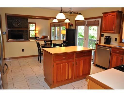 360 Pinkerton Road Wexford, PA 15090 - Photo 6 of 18 Kitchen. Kitchen with Ceramic Tile Floors, Oak Cabinets, Stainless Appliances & Door to Hugh Deck