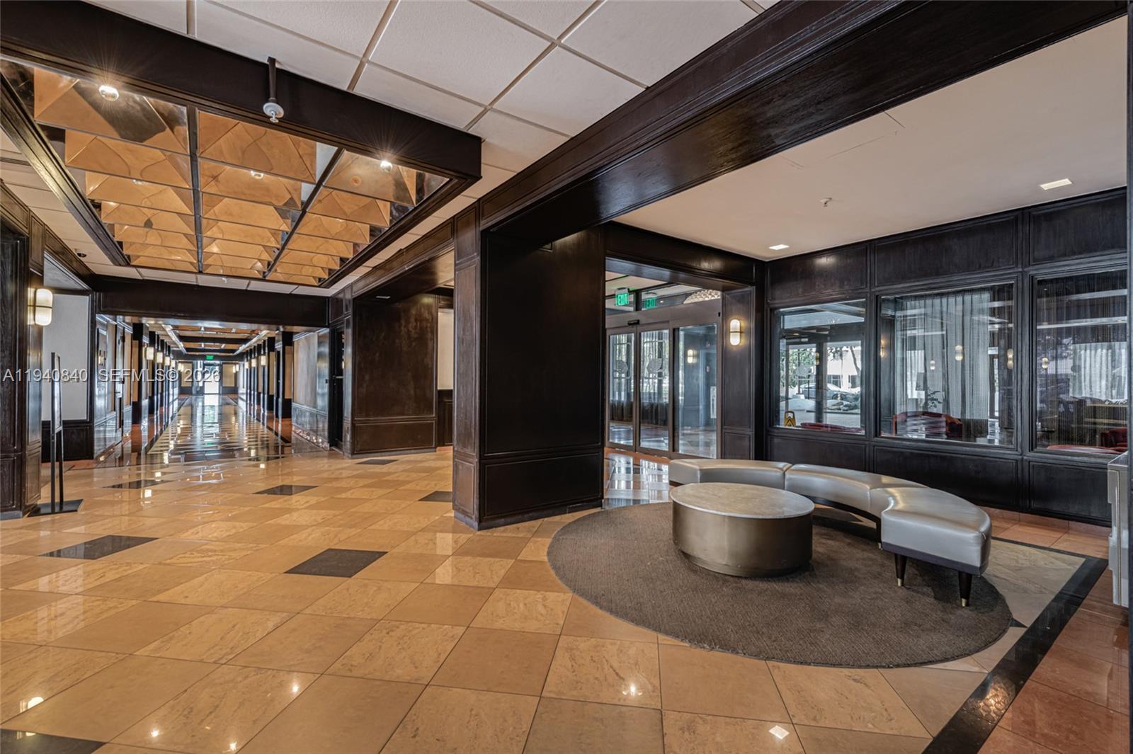 600 Northeast 36th Street, Unit PH1 Miami, FL 33137 - Photo 27 of 41 a lobby with furniture and outdoor space
