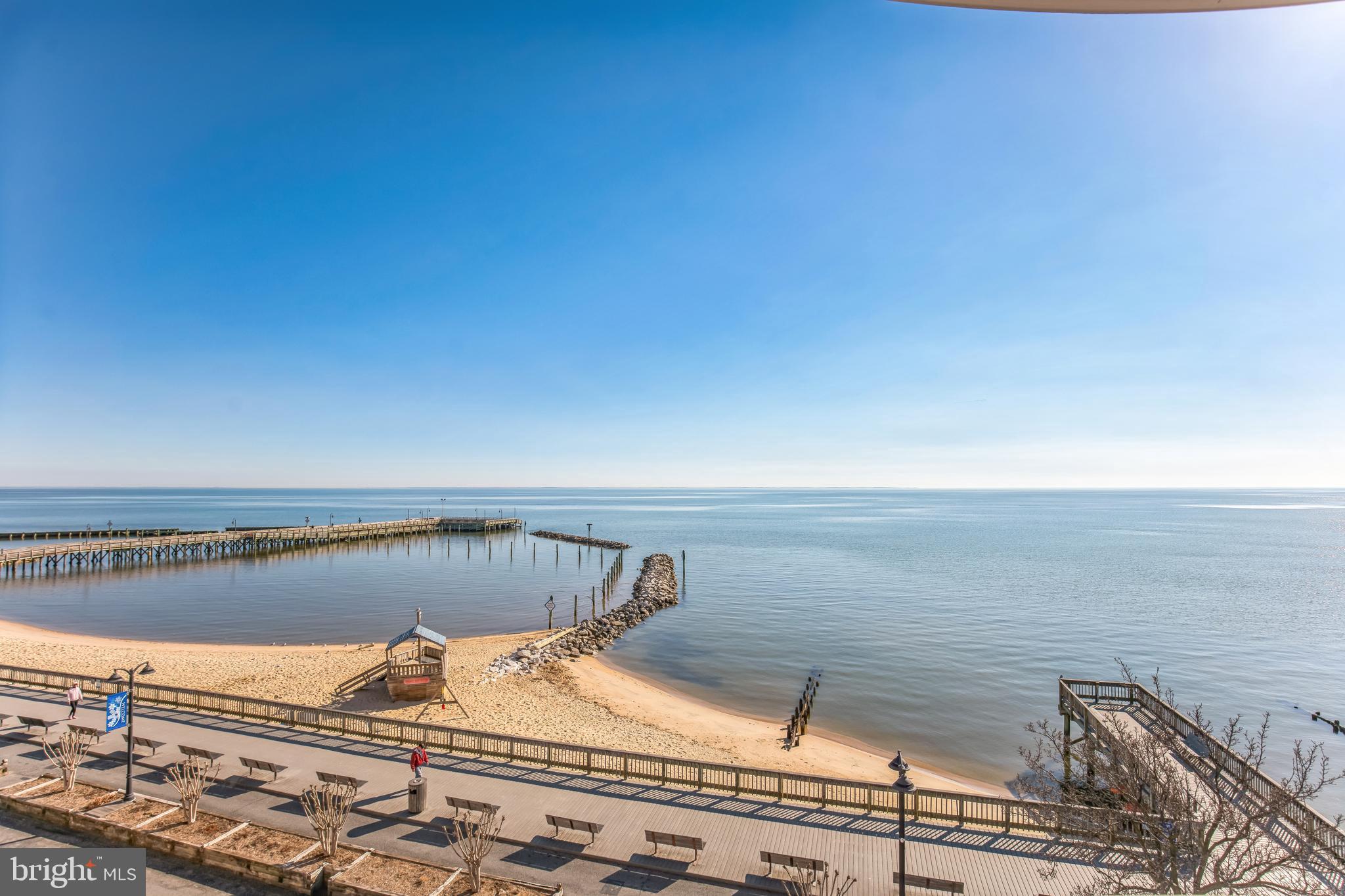 8501 Bayside Road, Unit 604 Chesapeake Beach, MD 20732 - Photo 34 of 42 Aerial View of the local town of North Beach Beach