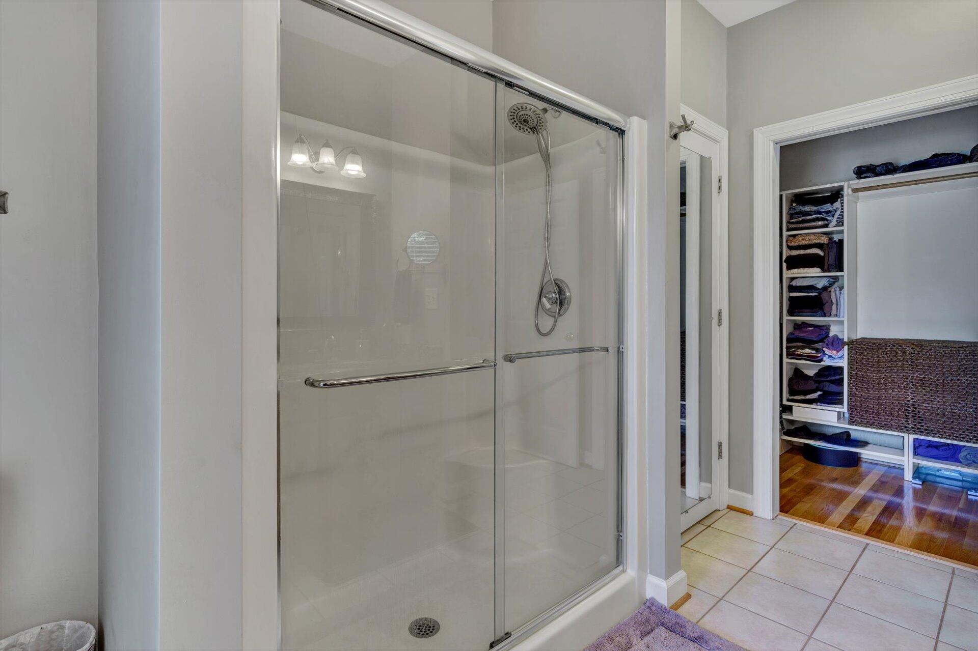 2795 New Ridge Road Elliston, VA 24087 - Photo 22 of 46 a bathroom with a shower and a sink