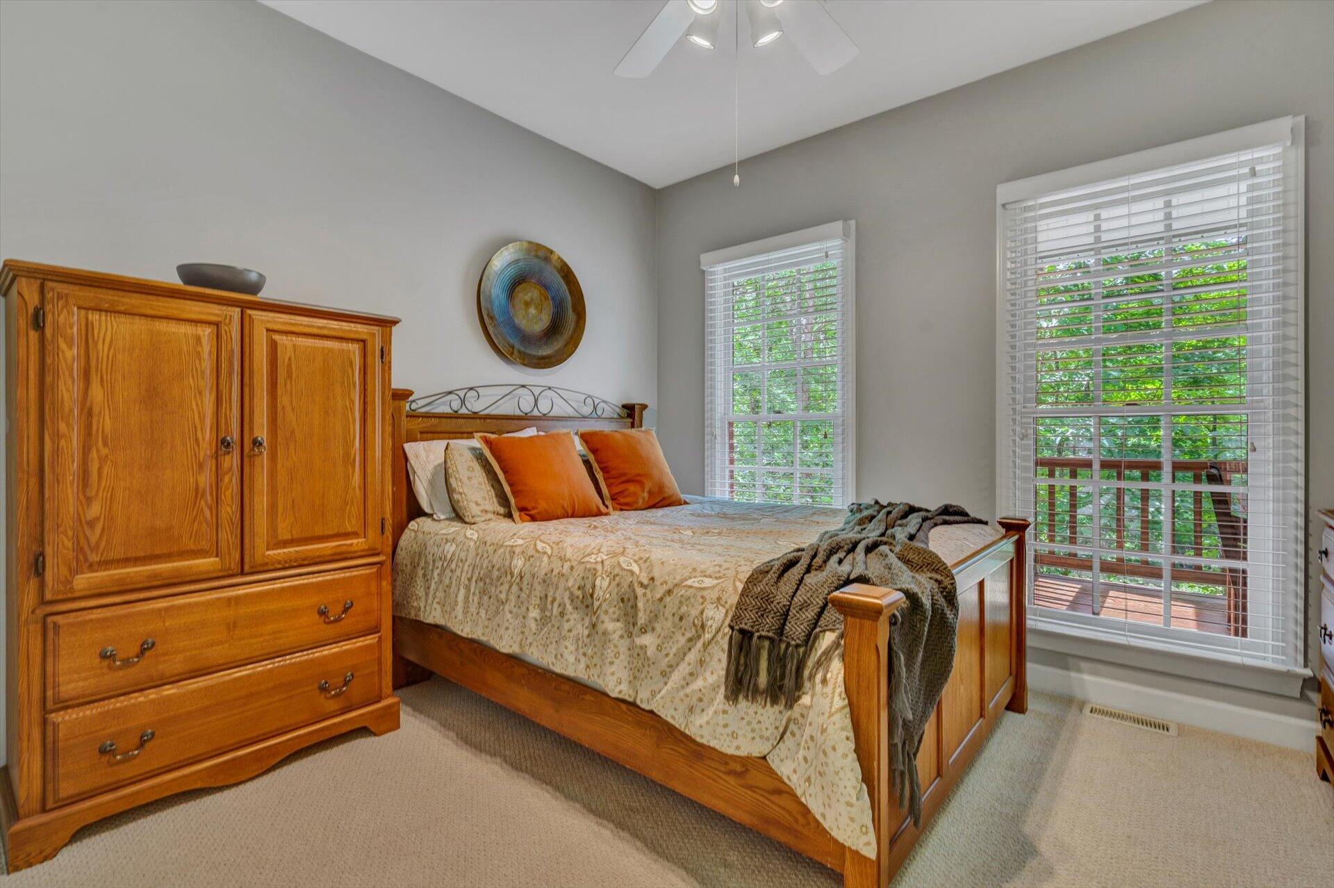2795 New Ridge Road Elliston, VA 24087 - Photo 31 of 46 a bedroom with a bed and a window