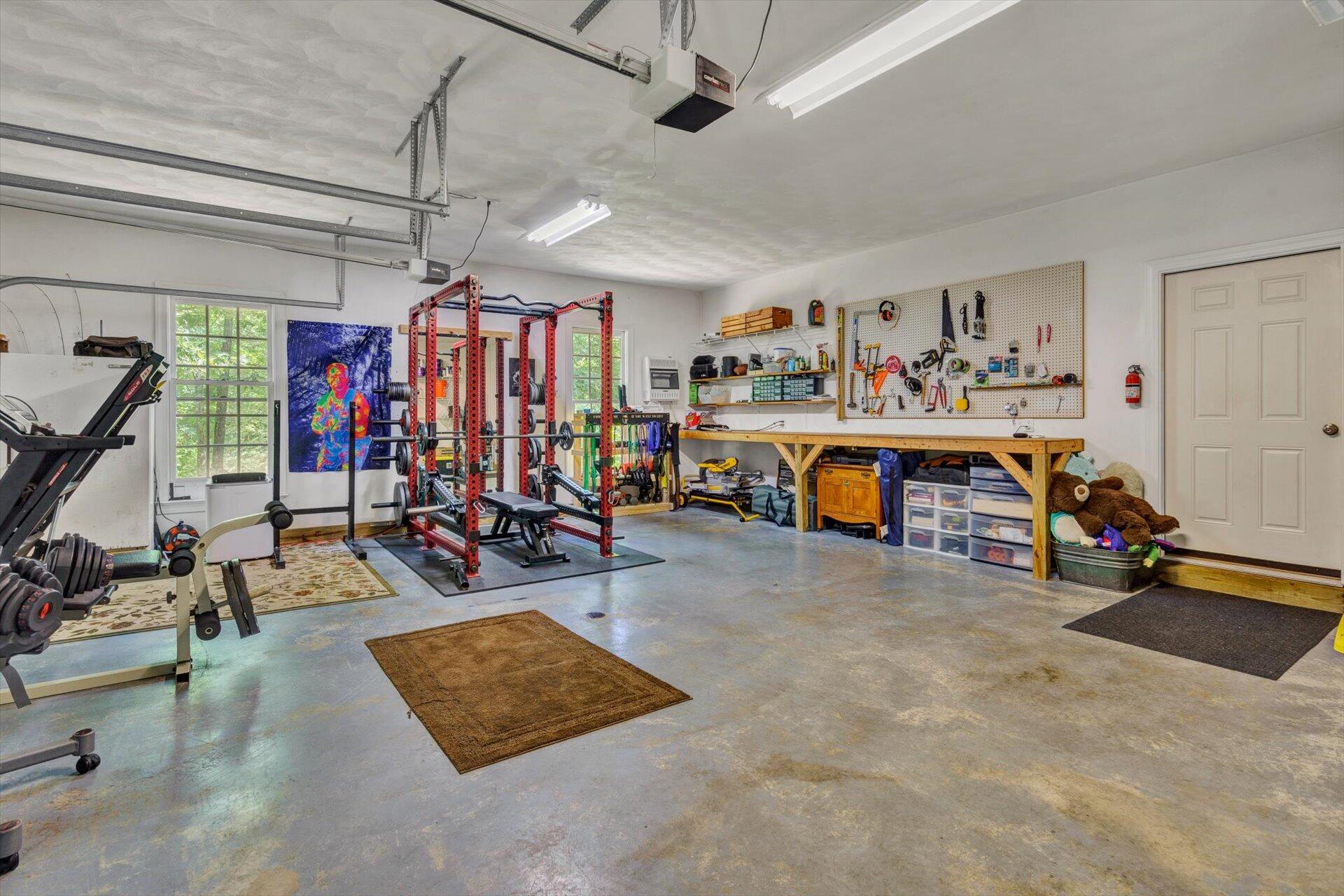 2795 New Ridge Road Elliston, VA 24087 - Photo 33 of 46 a view of a room with gym equipment