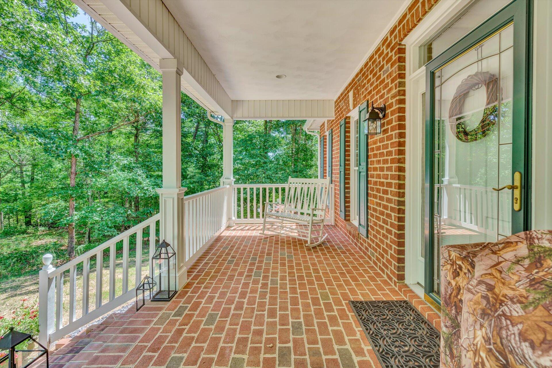 2795 New Ridge Road Elliston, VA 24087 - Photo 7 of 46 a view of a balcony with wooden floor